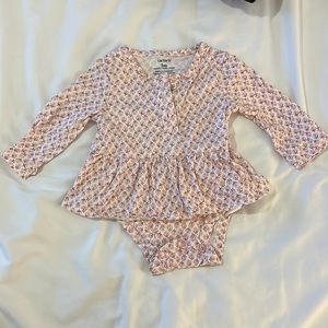 Carter’s Baby Bodysuit Dress Pink Floral